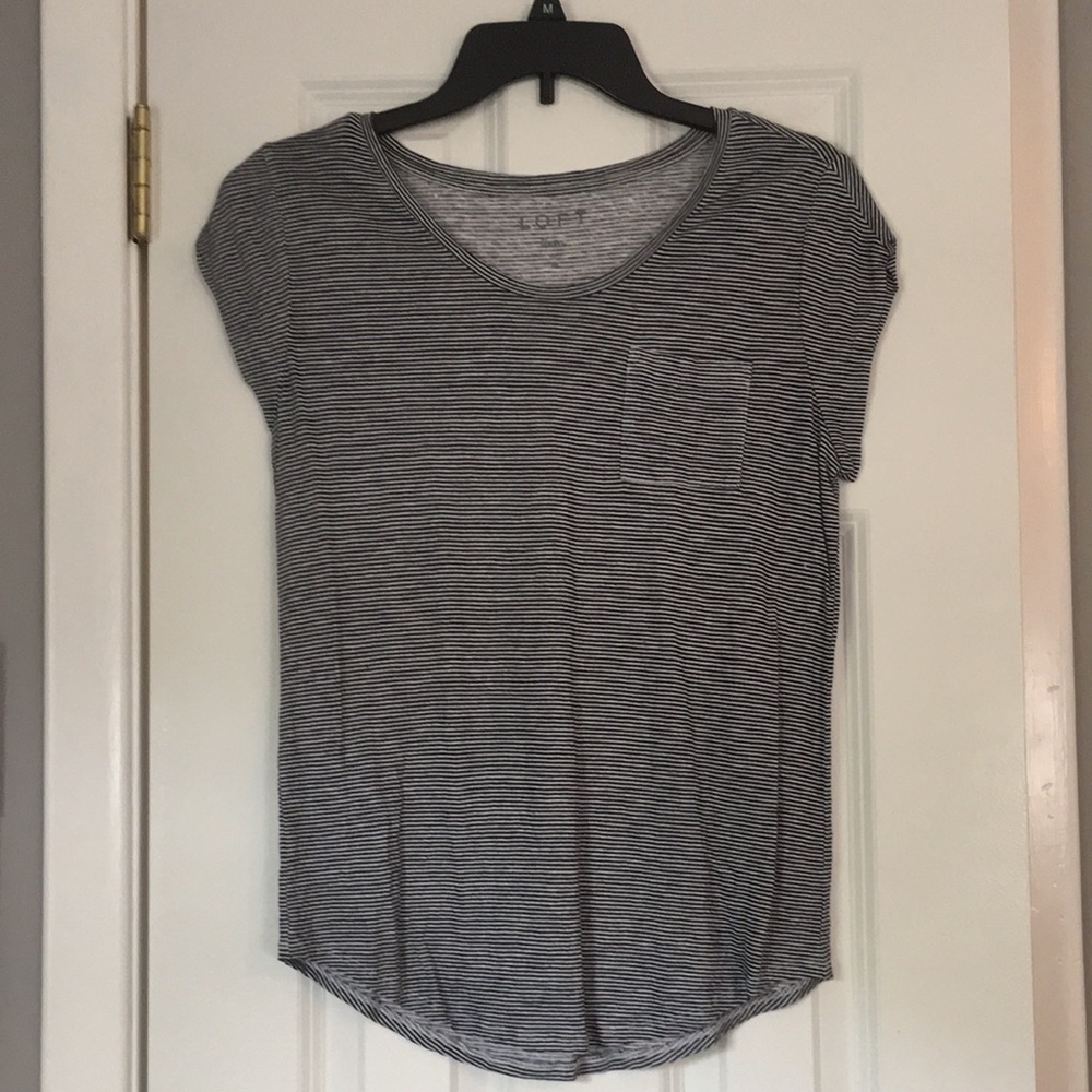 LOFT medium linen tee